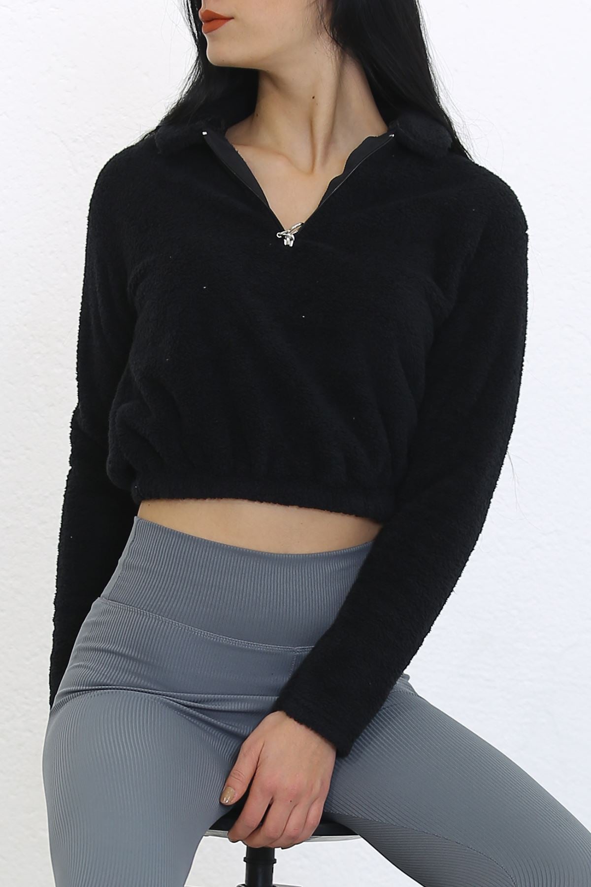 Peluş Sweat Siyah - 9060.1153.