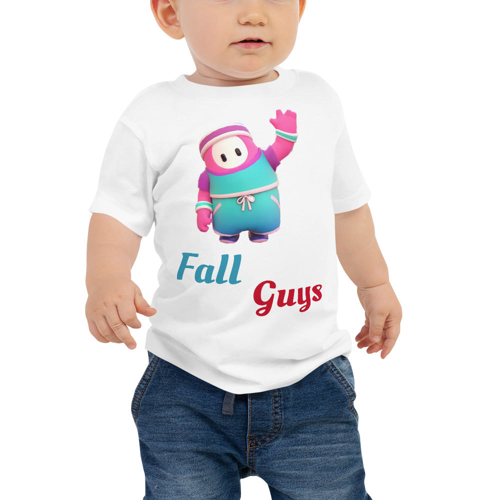 Fall Guys Design Product Crazy Baby Jersey Short Sleeve Tee || Estorenew