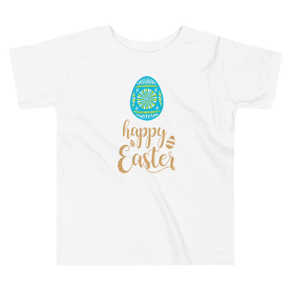 Easter Egg Design Toddler Short Sleeve Tee || Estorenew