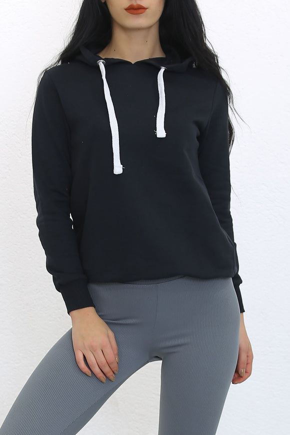 Þardonlu Ýki Ýplik Sweat Siyah - 19491.200.