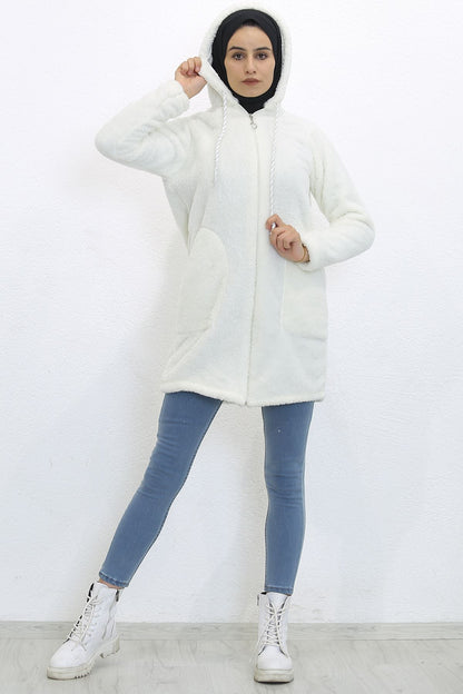 Peluş Uzun Mont Ekru - 7899.701.