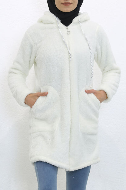 Peluş Uzun Mont Ekru - 7899.701.