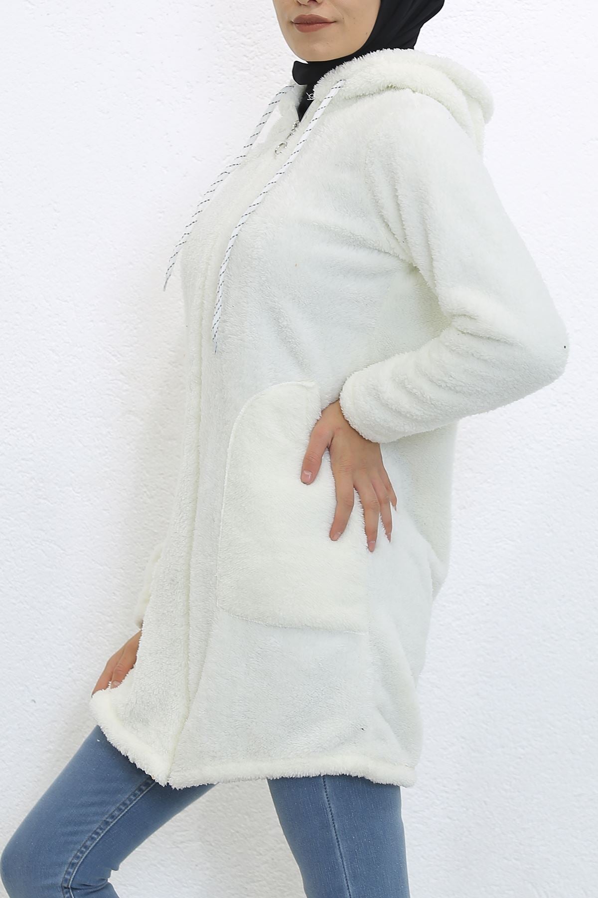 Peluş Uzun Mont Ekru - 7899.701.