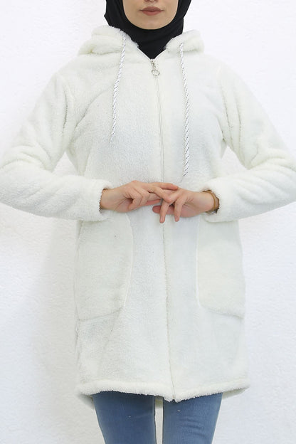 Peluş Uzun Mont Ekru - 7899.701.