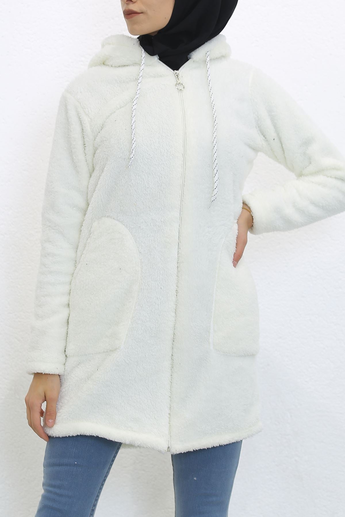 Peluş Uzun Mont Ekru - 7899.701.