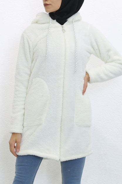Peluş Uzun Mont Ekru - 7899.701.