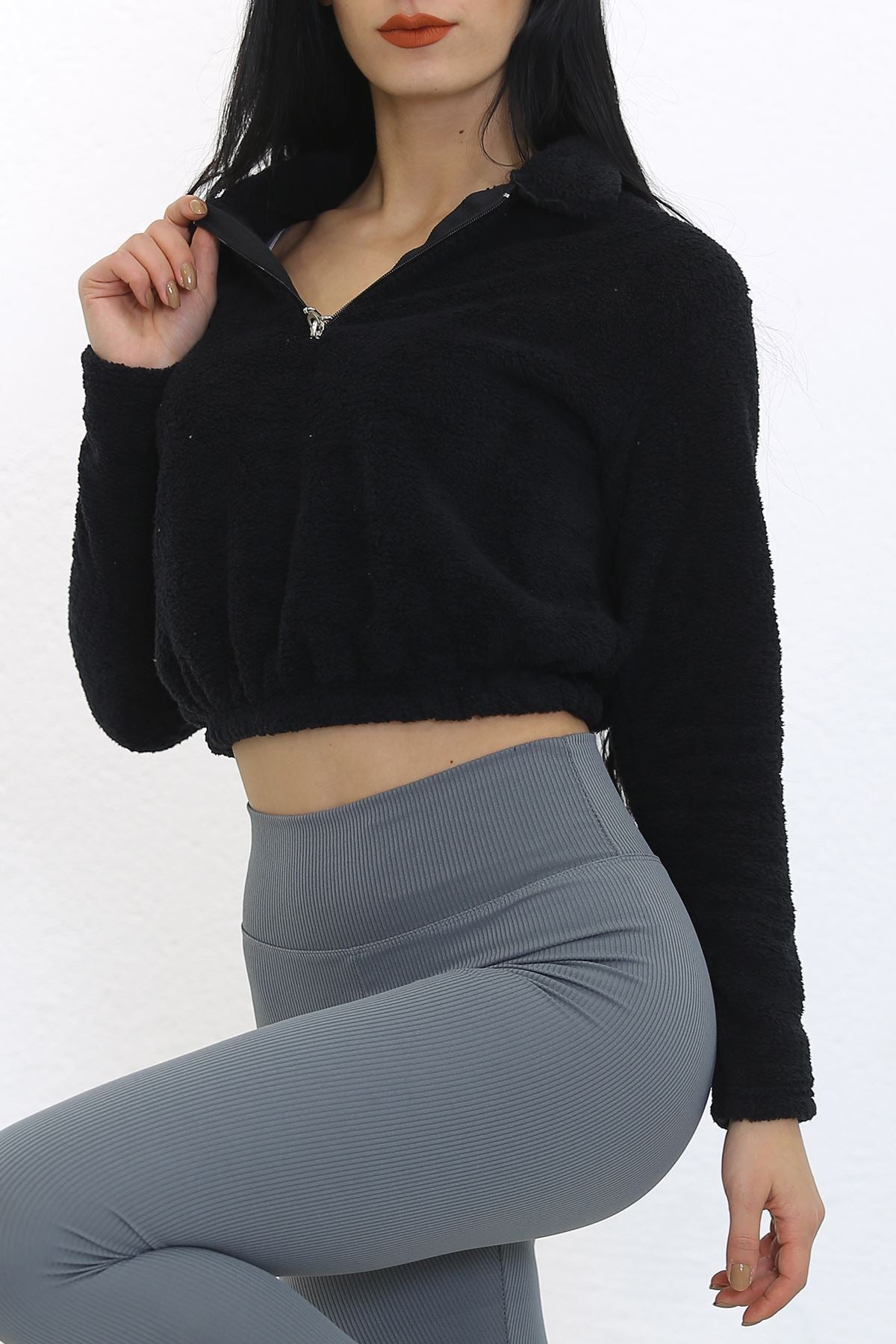 Peluş Sweat Siyah - 9060.1153.