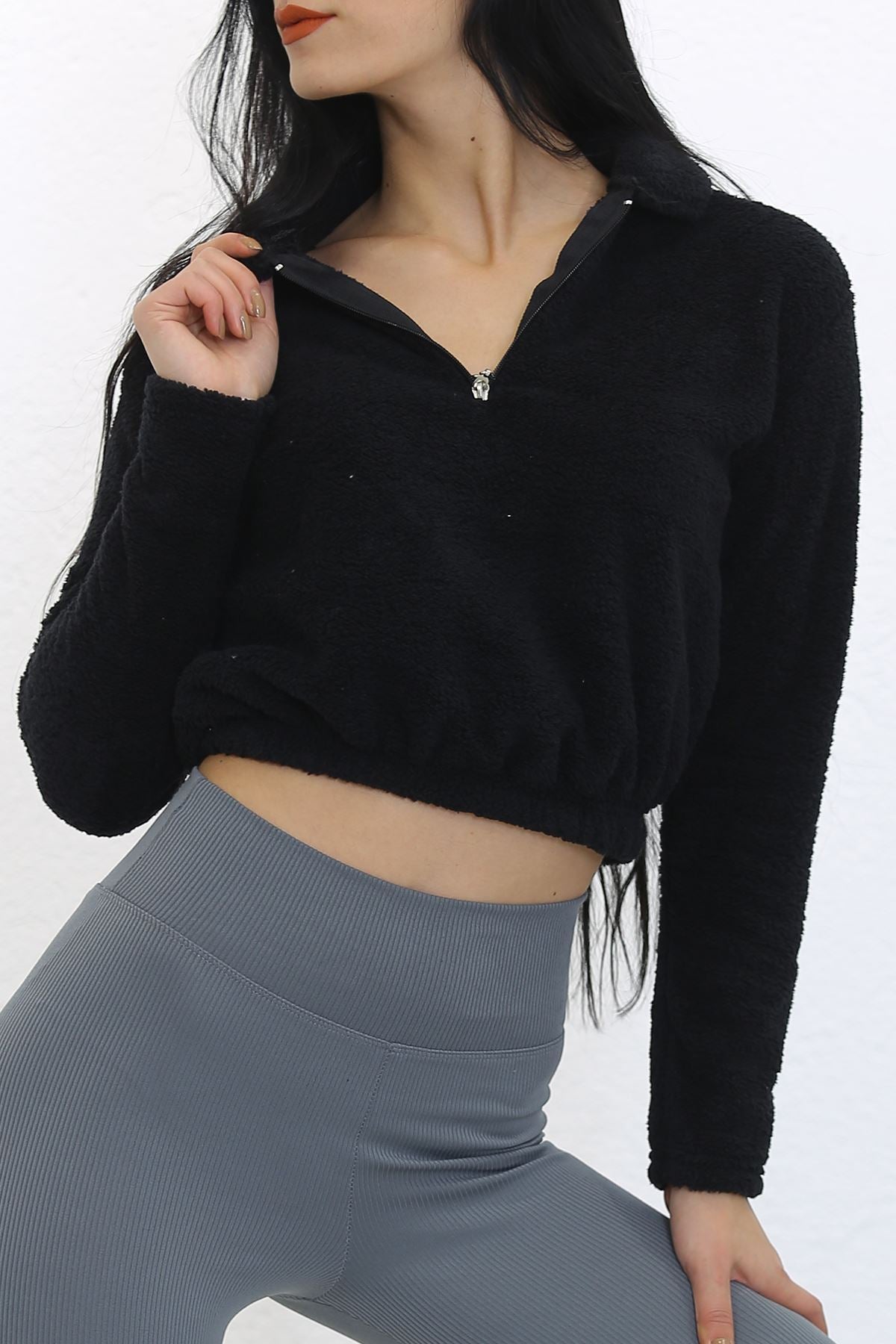 Peluş Sweat Siyah - 9060.1153.