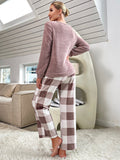 Buffalo Plaid Print PJ Set