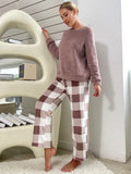 Buffalo Plaid Print PJ Set