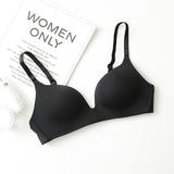 Seamless Bras for Women Push up Bras No Wire Brassiere a B Cup Underwear Sexy Bralette Three Quarters(3/4 Cup) Lingerie