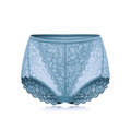 Plus Size Pierced Lace Breathable Panties