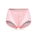 Plus Size Pierced Lace Breathable Panties