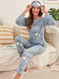 Cartoon Graphic PJ Set