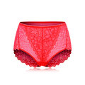 Plus Size Pierced Lace Breathable Panties