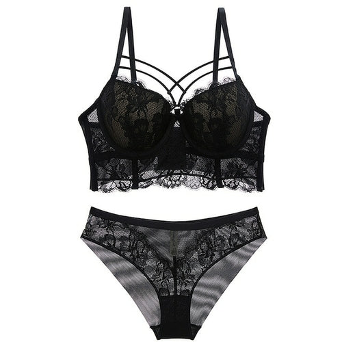 New Top Sexy Underwear Set Green Bras Cotton Brassiere Women Lingerie