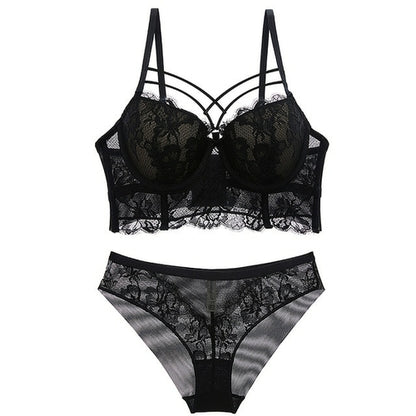 New Top Sexy Underwear Set Green Bras Cotton Brassiere Women Lingerie