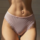 Estorenew Women Sexy Amazing Panties Low-waist Lace Hollow Out Underwear Female G String Thong Temptation Cross Bandage Lingerie