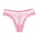 Estorenew Women Sexy Amazing Panties Low-waist Lace Hollow Out Underwear Female G String Thong Temptation Cross Bandage Lingerie