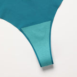 Estorenew Women Sexy Ice Silk Panties Low-Rise Hollow Out Lingerie Female G String Underwear Comfortable Thong Intimates