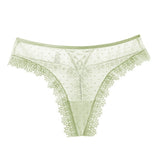 Estorenew Women Sexy Amazing Panties Low-waist Lace Hollow Out Underwear Female G String Thong Temptation Cross Bandage Lingerie