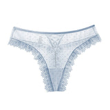 Estorenew Women Sexy Amazing Panties Low-waist Lace Hollow Out Underwear Female G String Thong Temptation Cross Bandage Lingerie