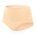 Plus Size Hip Up Waist Slim High Waist Jacquard Soft Cotton Briefs