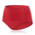 Plus Size Hip Up Waist Slim High Waist Jacquard Soft Cotton Briefs