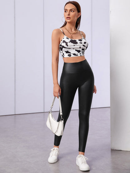 SHEIN Unity Wide Waistband Solid Leggings