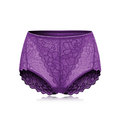 Plus Size Pierced Lace Breathable Panties
