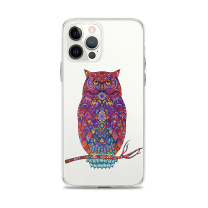 Estorenew iPhone 12 Pro Max Case Owl Design Transparent