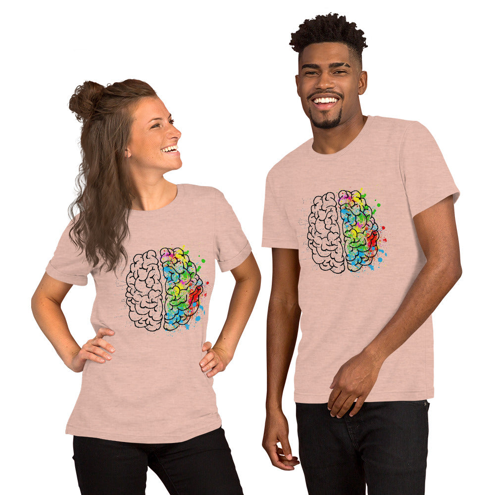 Brain Crazy Custom Design Short-Sleeve Unisex T-Shirt || Estorenew