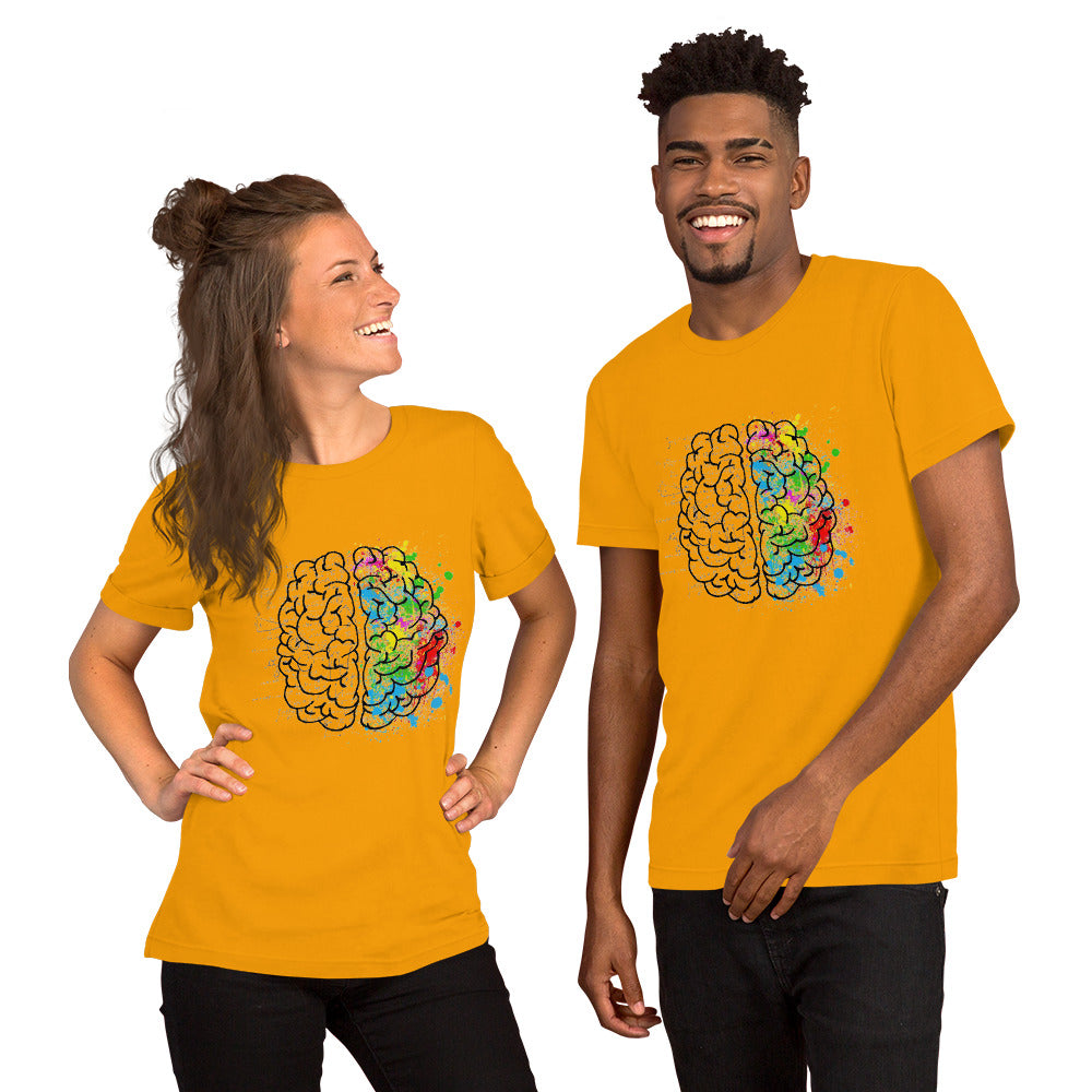 Brain Crazy Custom Design Short-Sleeve Unisex T-Shirt || Estorenew