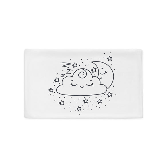 Baby Pillow Case Cloud Design