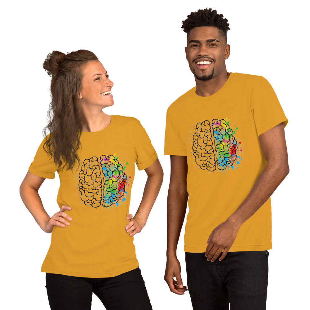 Brain Crazy Custom Design Short-Sleeve Unisex T-Shirt || Estorenew