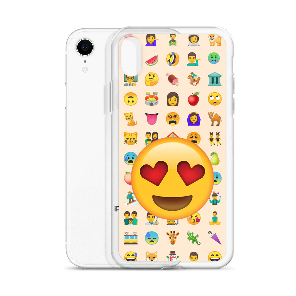 iPhone Heart Eyes Emoji Case