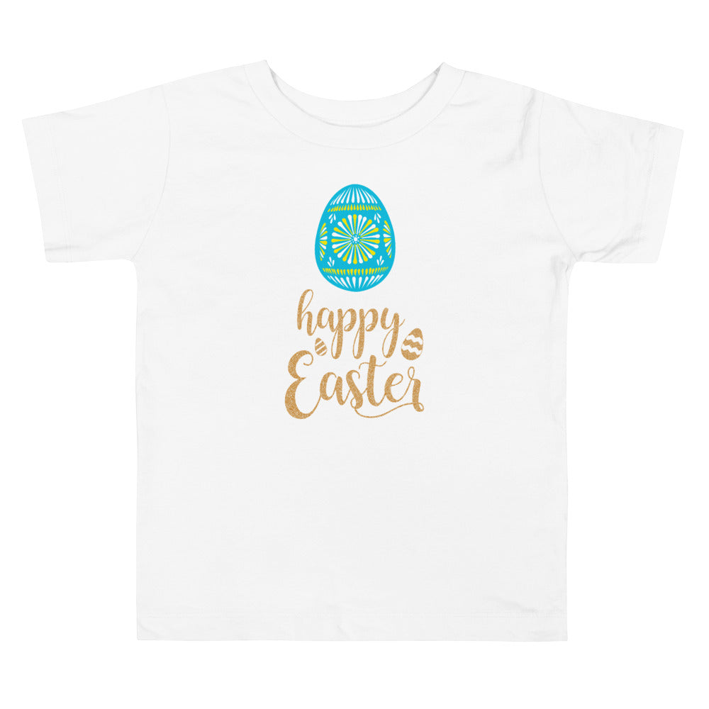 Easter Egg Design Toddler Short Sleeve Tee || Estorenew
