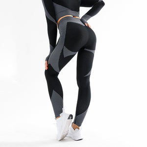 Sexy Women Leggings Bubble Butt Push Up Fitness Legging Slim High Waist Leggins Mujer Seamless Fitness Legging