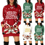 2020 Christmas Jersey Sweater Women Ugly Plaid Sweater With Hood Long Sleeve Winter Ladies Turtleneck Sweater Knitwear For Women