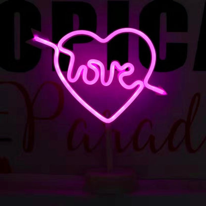Estorenew Rainbow Unicorn Neon Led Night Lamp Girls Bedroom Warm Night Light Room Decoration 3d Acrylic Table Desk Lamp Gifts