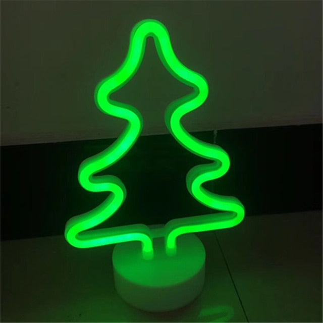 Estorenew Rainbow Unicorn Neon Led Night Lamp Girls Bedroom Warm Night Light Room Decoration 3d Acrylic Table Desk Lamp Gifts